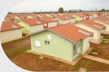 O sorteio das 59 novas casas do novo conjunto habitacional Mudou
